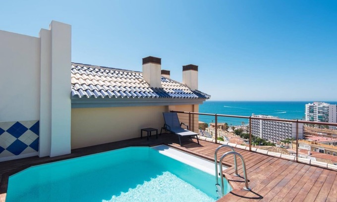 Benalmadena Costa Apartment | BELLAGIO: luxurious and romantic duplex penthouse with private pool & sea views