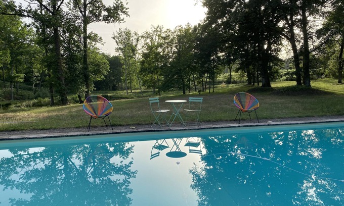 Bourriot-Bergonce House | Belle Landaise, swimming pool in the heart of the Landes de Gascogne Park of 4 hectares