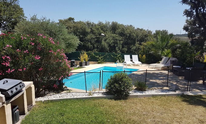 Saint-Paul-et-Valmalle House | Belle Villa au Calme Clim + Piscine Sécurisée