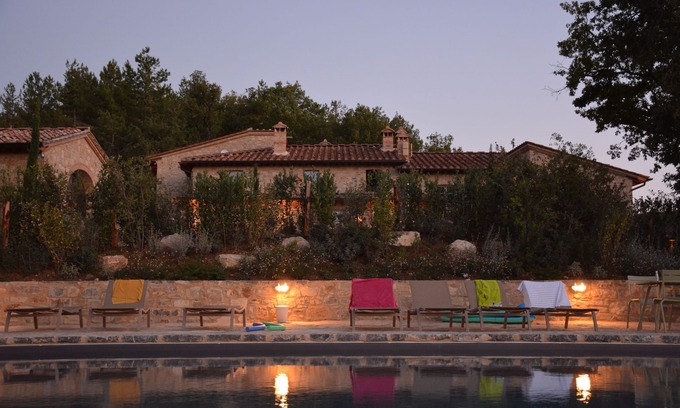 Castellina in Chianti Apartment | Belvedere 2+1 BR Luxe Apart In a Restored Tuscan Farm with Pool and Spa