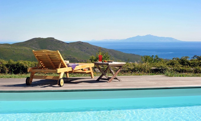 Sisco House | Bergeries, swimming pool between sea and mountains wide open spaces, panoramic view