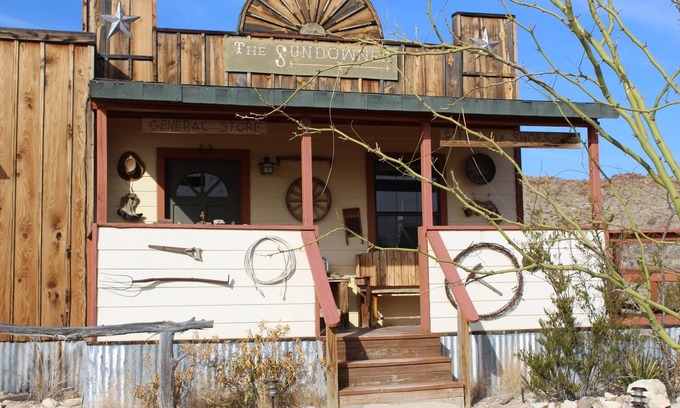 Terlingua Cabin | Big Bend Lodging at Ten Bits Ranch | Room #4 (The General Store)