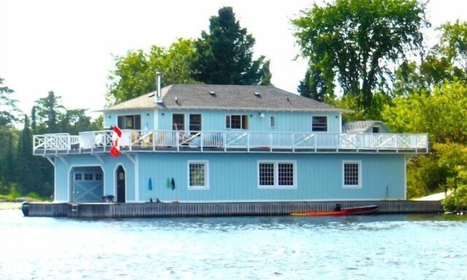 Kenora Cottage | Big Blue Boathouse - Private Island-Kenora, Lake of the Woods