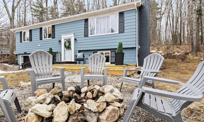 Birch Hill House | Birch Hill Hideaway - Central Location + Fire Pit