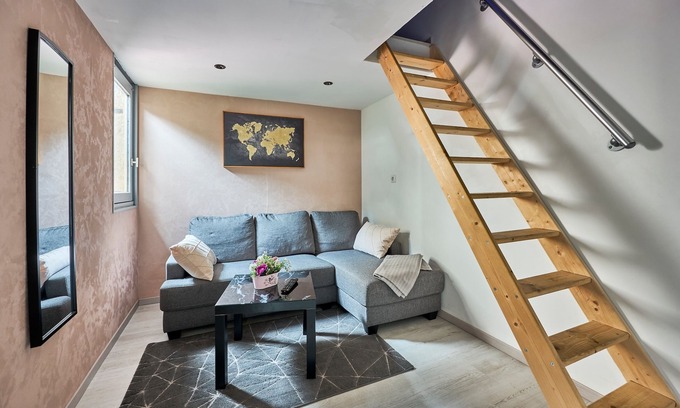 Merville-Franceville-Plage Apartment | Blue World - Appt avec terrasse