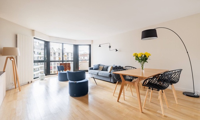 Prince–Marmottan Apartment | Blue Harmony, by Veeve