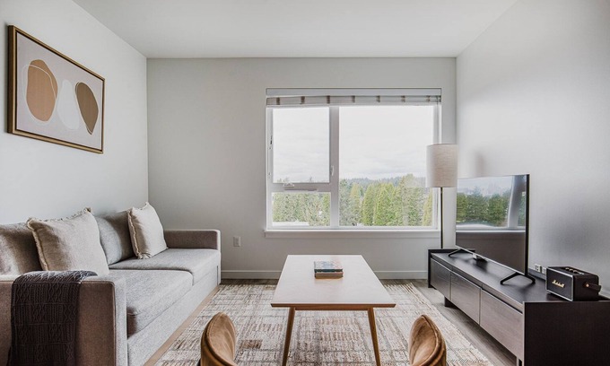 Overlake Apartment | Blueground | Redmond, bbq & w/d, nr park