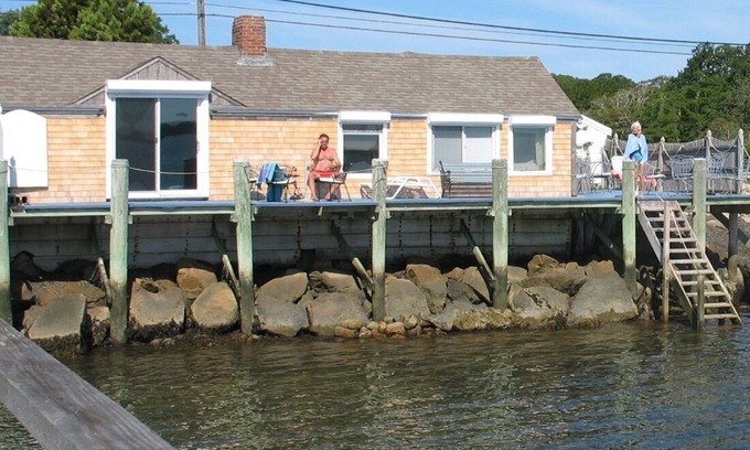 South Orleans House | BOATHOUSE on Pleasant Bay - swim, fish, kayak, etc. right off your front porch.