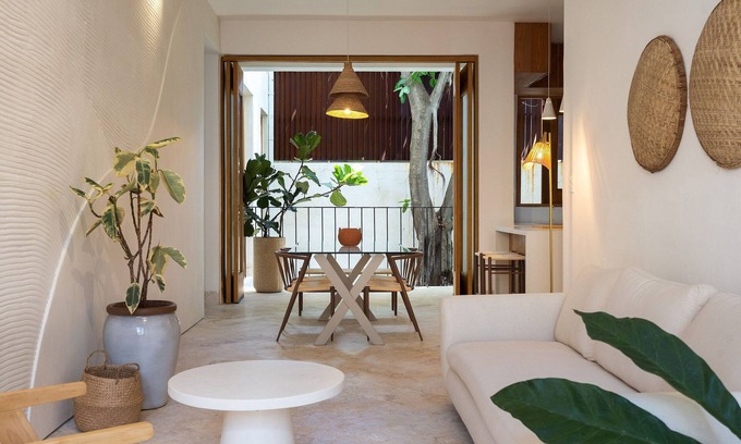Zona Colonial Apartment | Boho Chic Oasis: 2BR + Family Room in Zona Colonial