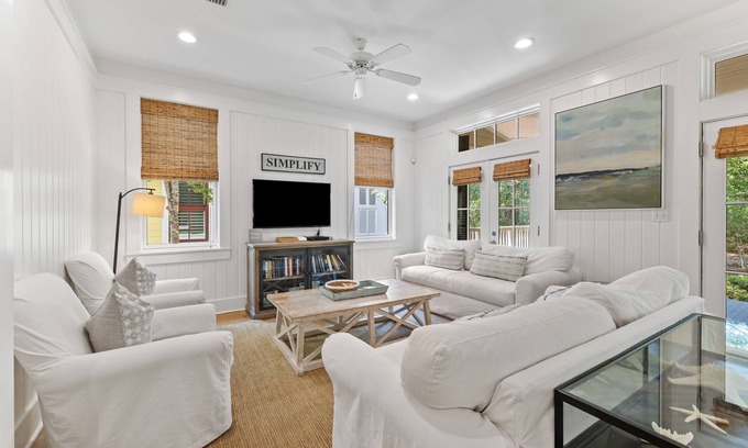 Cottage District House | Book a Fall Stay Today! Phase I Watercolor - Short Walk to Seaside Restaurants and Shops!
