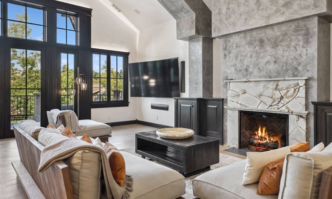 Bigfork Ski Chalet | Book for the Holiday! Lake Property with Private Dock at Bear Dance!