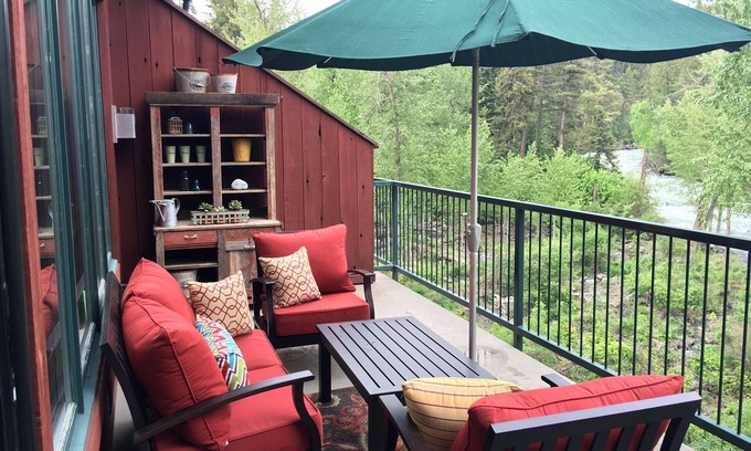 Bigfork Condo | Book for the Holidays! Bigfork Village is Magical!