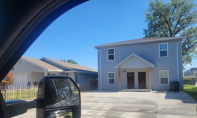 Council Bluffs House | Brand new 3bed 2bath townhome on River's Edge! 1 block from IA/NE walk bridge!