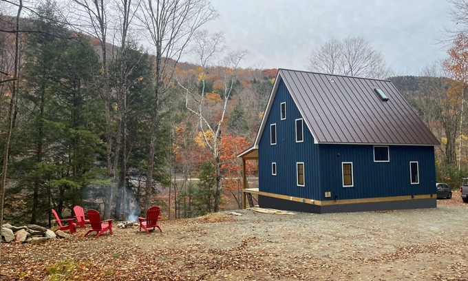 Killington House | Brand New Creekside Cabin in Killington