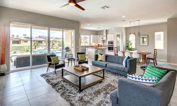 Palm Springs House | Brand New Desert Princess Villa with Private Pool, Spa and View