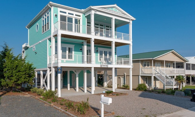 Sunset Beach House | Brand-new home with ocean views from almost every room with double balconies