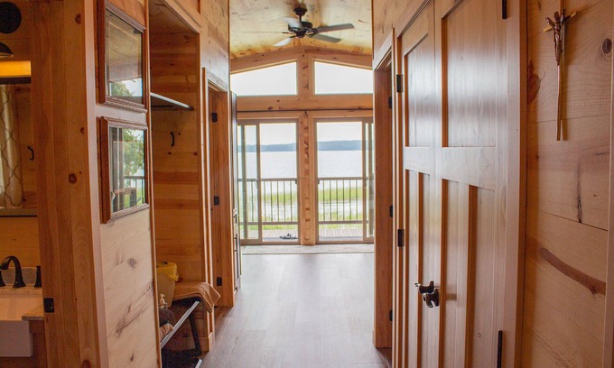 Remer Cabin | Brand New Lakefront Cabin on Peaceful Big Sand Lake