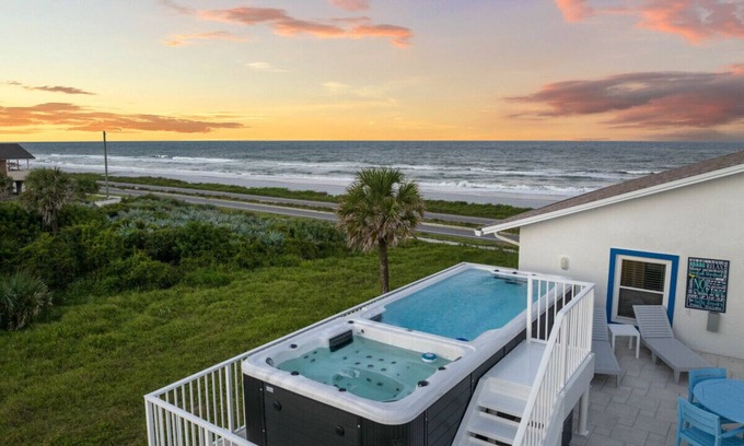 Flagler Beach House | Brand new refurbished with the beach right outside your door
