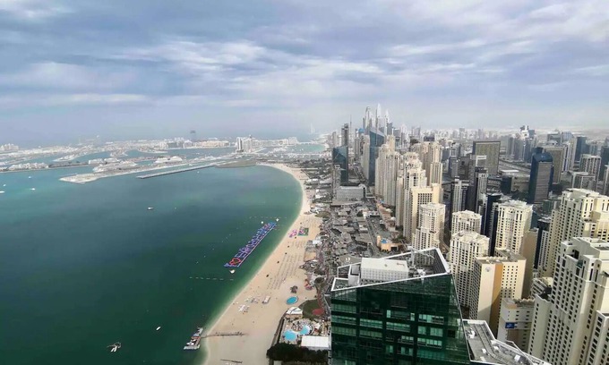 Jabal Ali 2 Condo | BREATHTAKING VIEWS | 64th Floor | 2 Bed Address Beach Resort