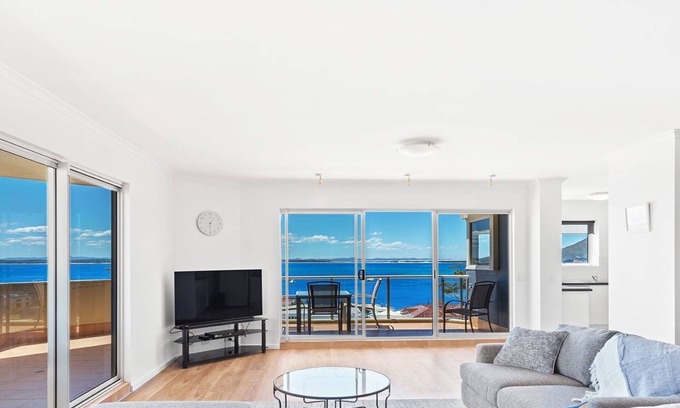 Shoal Bay Apartment | Breakwater Apartment 402 - Looking over Shoal Bay