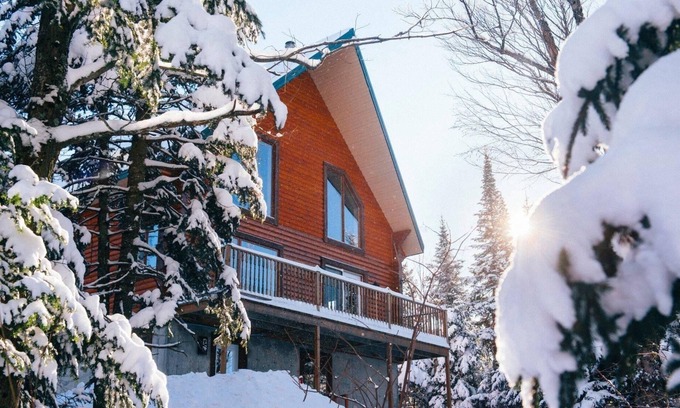Saint-Paul-de-Montminy Ski Chalet | Breathtaking view of the Appalachian Park