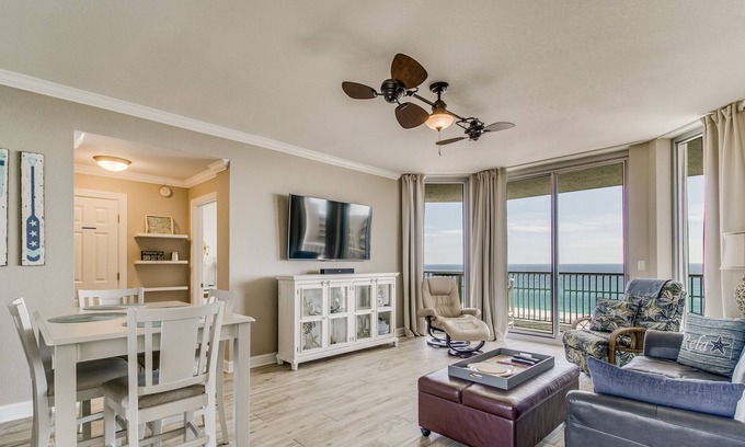 Pensacola Beach Condo | Breathtaking Gulf Views, Beautiful 2/2 Condo at Emerald Dolphin