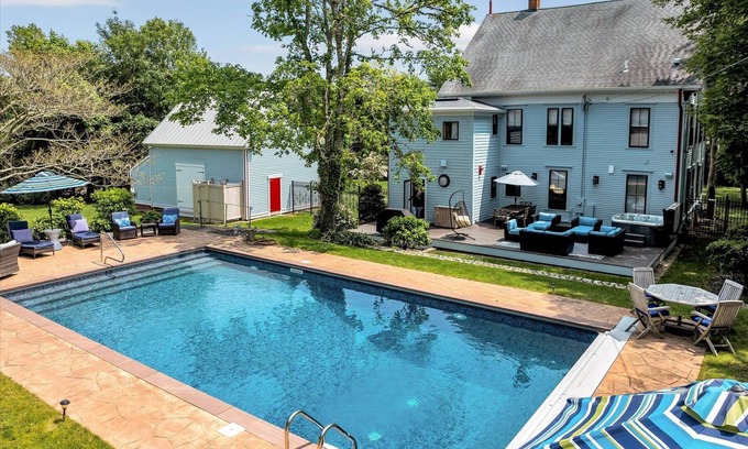 Harwich House | Breathtaking Harwich Retreat w/Heated Pool and Spa RPAM086