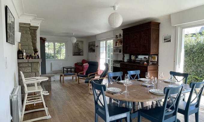 Le Tour-du-Parc Ski Chalet | Breton house 4 bedrooms near town and beach
