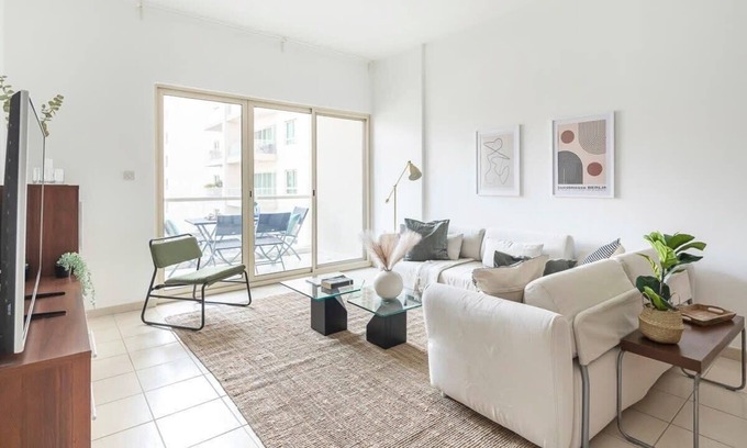 The Greens Apartment | Bright 1BR Apartment w/Pool Views in The Greens!