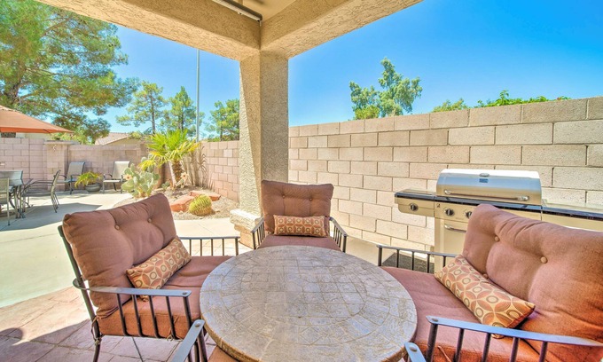 Ocotillo House | Bright Chandler Home w/Hot Tub: Golf, Hike & Shop