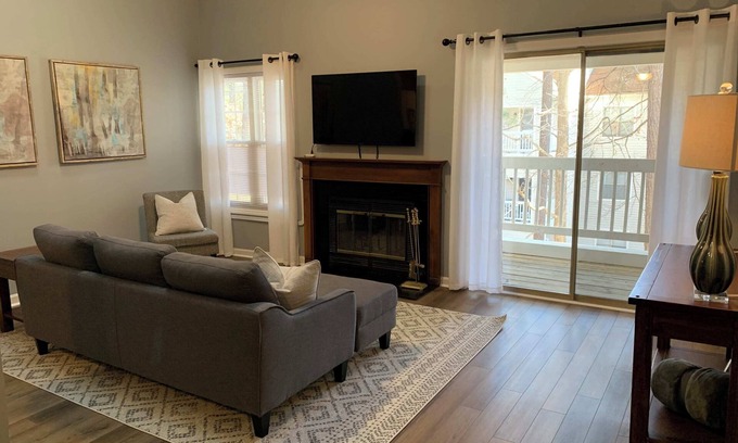 Southwest Raleigh Apartment | Bright Lofted Condo|Fenton|Long Stays
