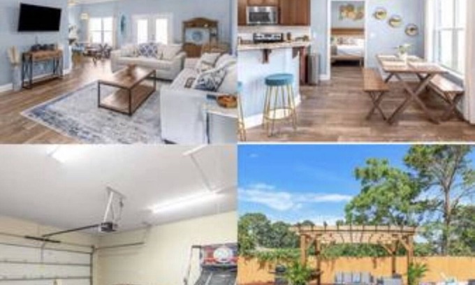 Navarre House | Bungalow; 4/2 spacious home + fire pit/game room