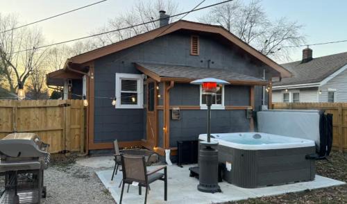 Indianapolis House | Butler & Broad Ripple Hot Tub, Pet Friendly, Fireplace