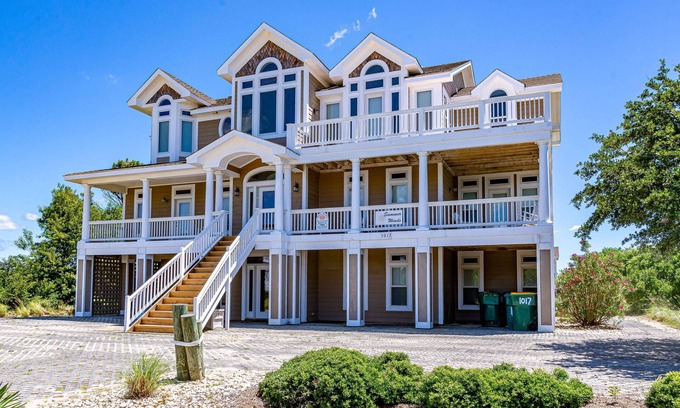 Whalehead Beach House | C7004 Summer Winds. Elevator, Pool, Hot Tub, Media & Rec Room!