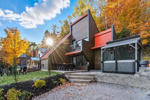 Lac-Etchemin Ski Chalet | Spa & Nature view - Alpenglow