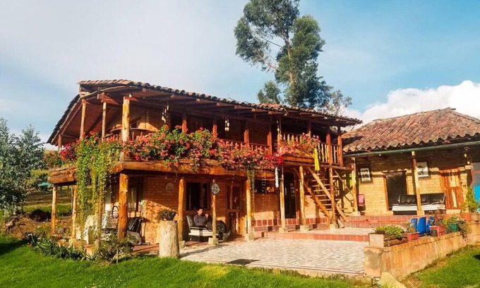 Guatavita Ski Chalet | Cabaña 10min de termales, zonna bbq!