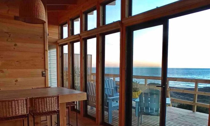 Pelluhue House | Cabaña Orca Lodge Sur frente al mar en Curanipe, Desconéctate para reconectar