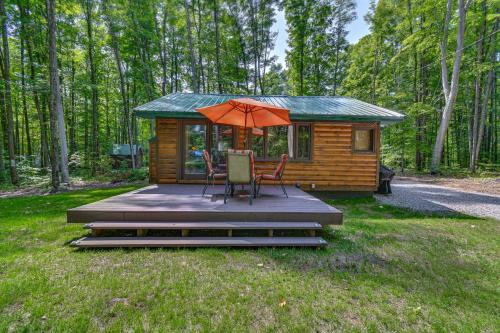 Kalkaska House | Cabin 600 to Manistee Lake Private Shared Access