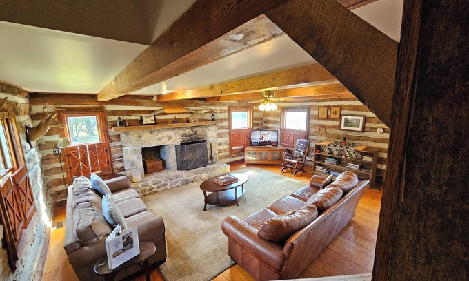 Winchester House | Cabin on a farm stay with roaming peecocks