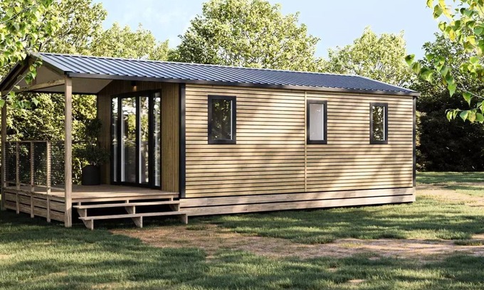 Saint-Rome-de-Tarn House | Camping de la Cascade * - Mobil-home Nest TP air-conditioned (D/D) 4 persons