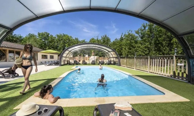 Cenac-et-Saint-Julien House | Camping Romanée Le Lou Castel* - COMFORT mobile home - 1 bedroom for 2 people