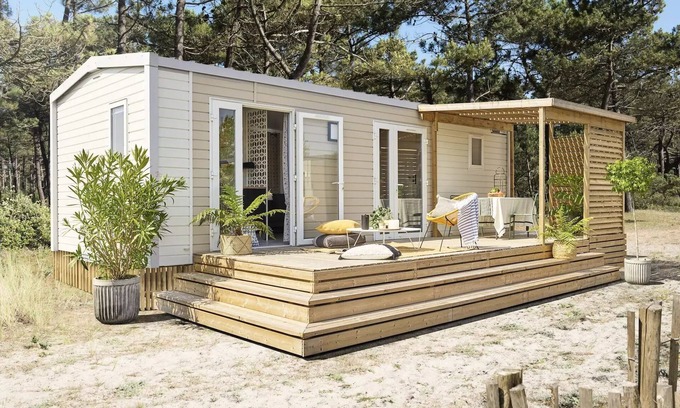 Nevez House | Camping Le Raguenès Plage* - Mobile home Grand Large 3 rooms 4/5 people