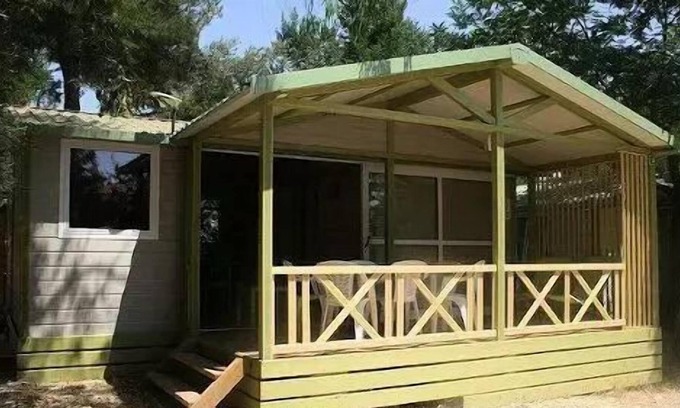 Le Pradet Ski Chalet | Camping maeva Escapades l'Hermitage *** - 4-Room Comfort Chalet for 6 People with Air Conditioning + TV