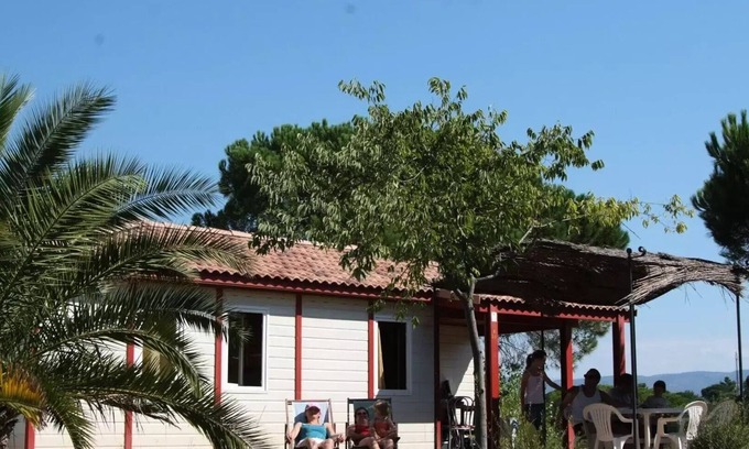 Le Muy Ski Chalet | Camping Tikayan Les Cigales* - Chalet Quirigua Confort 4 Rooms 6/8 People Air Conditioning