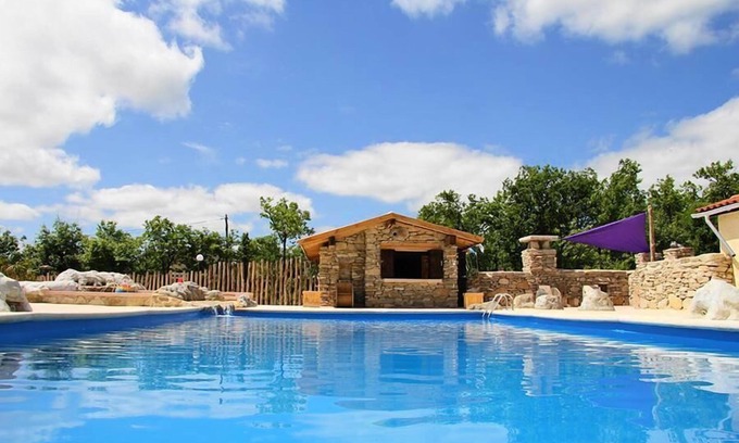 Saint-Antonin Noble Val House | Campsite Les 3 Cantons**** - Chalet Glamping Lodge 4 rooms 6 people