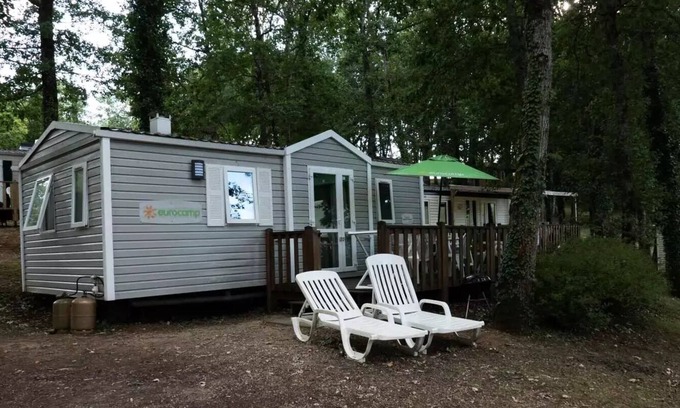 Saint-Avit-de-Vialard House | Campsite Saint Avit Loisirs* - Mobil-home Classic 3 rooms 4 adults + 2 children air-conditioned