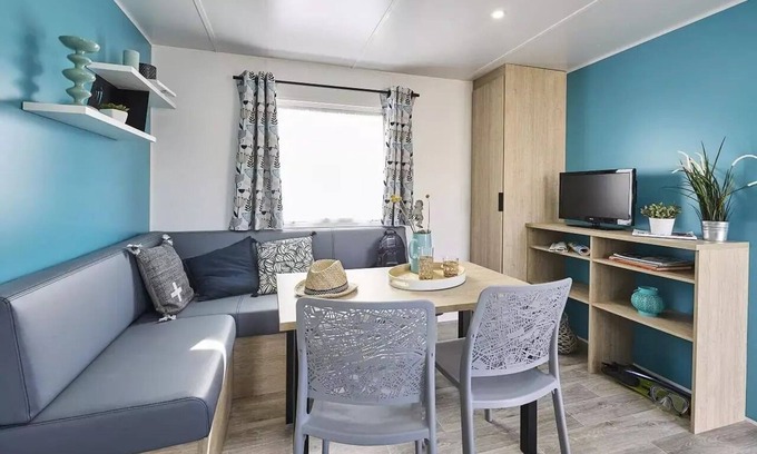 Plouezoch House | Campsite La Baie de Terenez * - Lodge CONFORT TERENEZ 2020 TV - 2 bedrooms 28M2 4 people