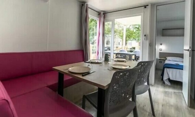 Nefiach House | Campsite La Garenne*** - Mobile home Lodge 4 rooms 6 people Air-conditioned