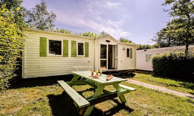 Kergonan House | Campsite La Rivière d'Argent * - Mobile home SUPER CORDELIA 32m2/3 bedrooms - without terrace 6 people
