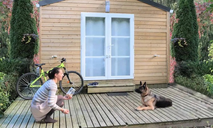 Saint-Leu-dEsserent House | Campsite Le Pré des Moines * - Mobile home SARRIETTE + 1 bedroom 2 to 4 people - 2 pers. included in the tariff